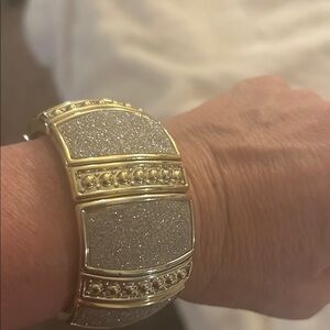 Elegant Gold and Silver Women's Bracelet